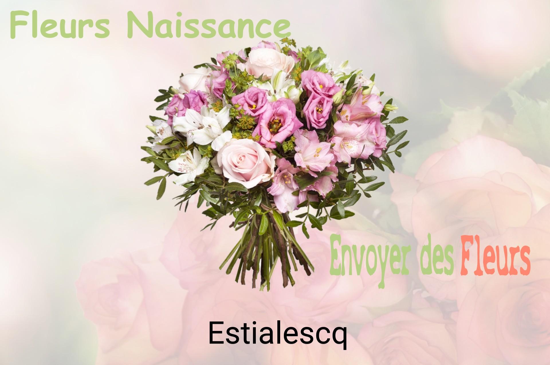 Bouquet de fleurs de naissance livré à Estialescq